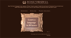 Desktop Screenshot of ecole-varadi.ch